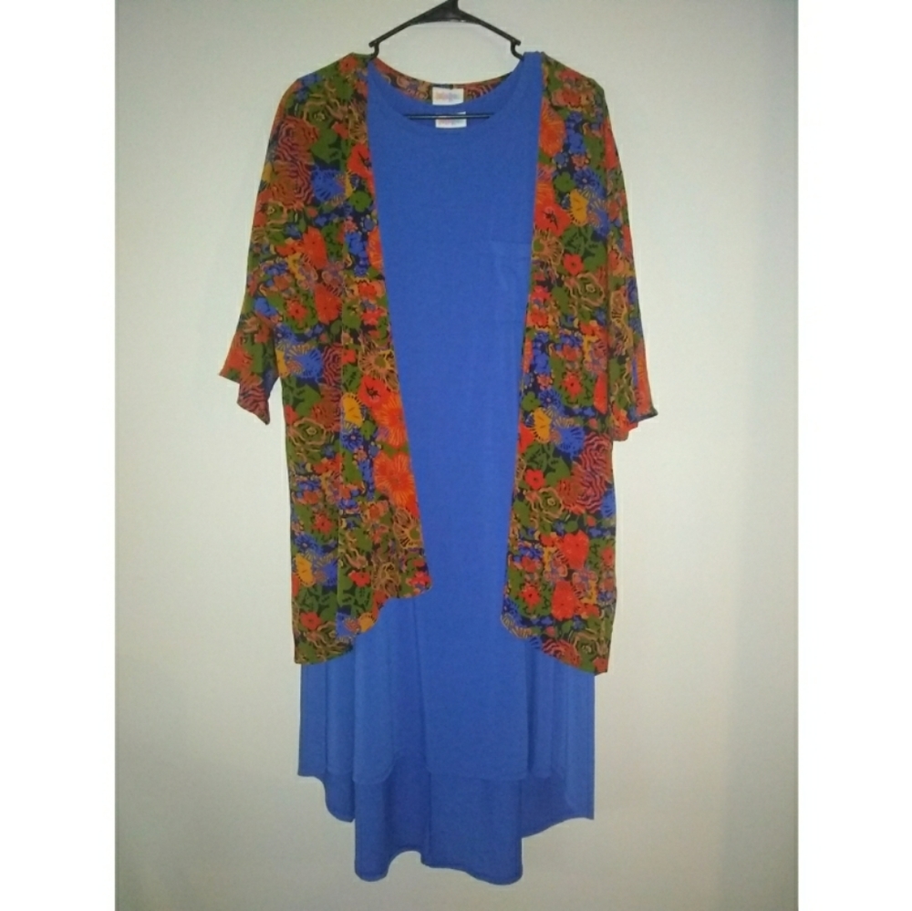 NWOT Lularoe Dress and Cardigan